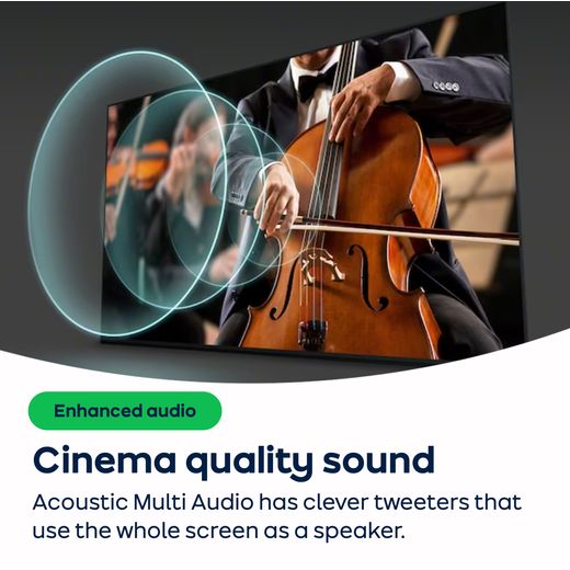 Sony Bravia Bravia 7 XR70 65" 4K Ultra HD Smart Android Google TV - AO Annotation - Acoustic Multi Audio